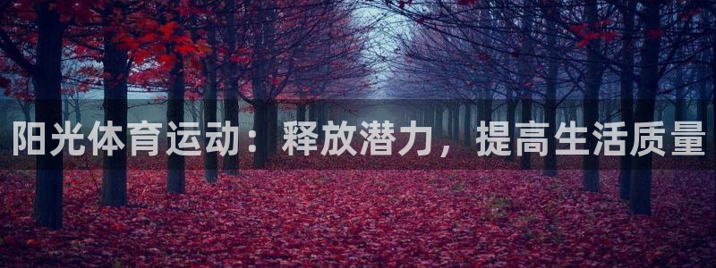米兰体育官网下载平台注册要钱吗安全吗：阳光体育运动：释放潜力