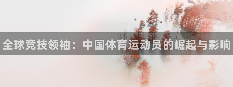 米兰体育官方正版app娱乐网站：全球竞技领袖：中国体